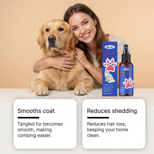 Pet Hair Detangling Spray – Shine & Tangle Care