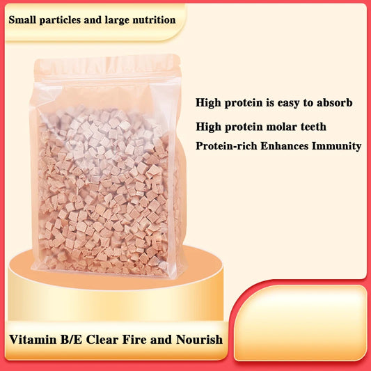 Pet freeze-dried wholesale chicken breast duck quail egg yellow 500g dog snacks cat freeze-dried