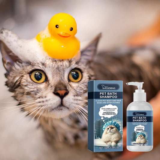 100ml Pet Shampoo – Gentle Moisturizing for Dogs & Cats