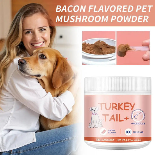 Bacon Flavored Pet Mushroom Powder – Appetite Booster (1/2/3pcs)
