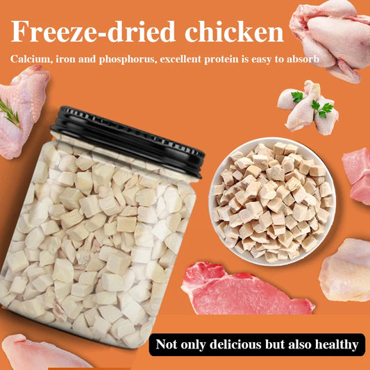 Freeze-Dried Chicken Pieces Cat & Dog Treats