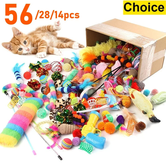 Mixed Pack Cat Toys (56/28/14 pcs)