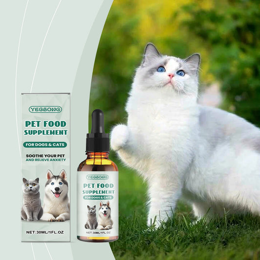 Pet Calming Supplement – Anxiety Relief Drops