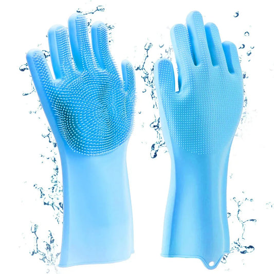 Dog & Cat Bathing Glove – Silicone Scrubber