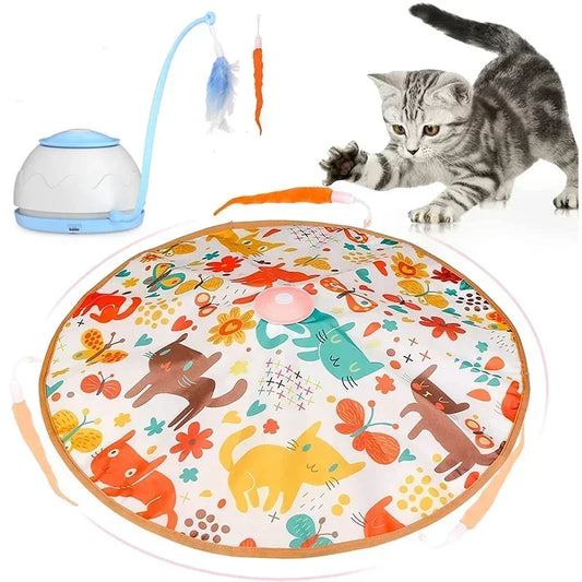 USB Rechargeable Rotating Cat Toy