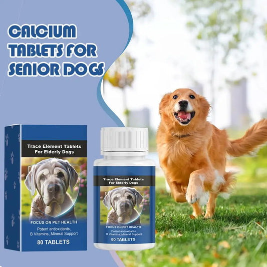 Senior Dog Calcium Supplement – Bone & Nerve Support