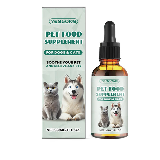 Pet Calming Supplement – Anxiety Relief Drops