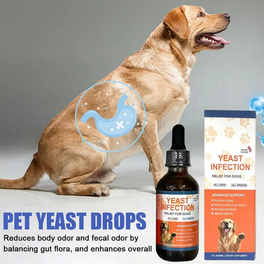 Pet Yeast Drops 60ml – Digestive & Skin Health Supplement
