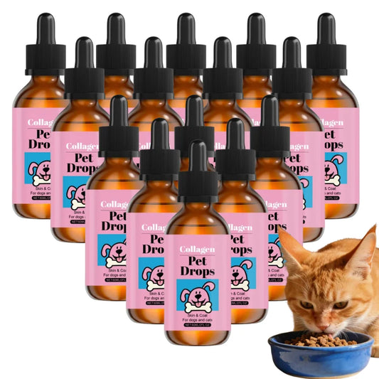 Pet Collagen Liquid Drops 60ml – Healthy Fur & Skin Support